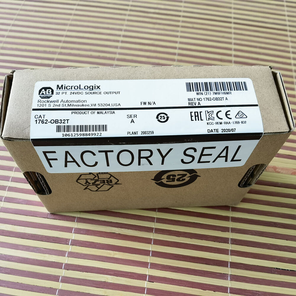 New Factory Sealed AB 1762-OB32T SER A MicroLogix 32 Point D/O Module 1762OB32T