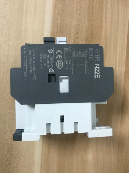 ABB N22E contactor relay, 24V PLC automation part, new in box. Made in France.