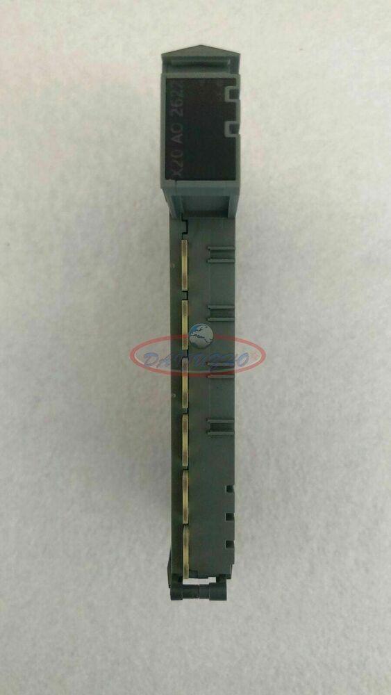 B&R X20 AO 2622 Analog Output Module, industrial automation part, gray plastic housing, black label, expedited shipping