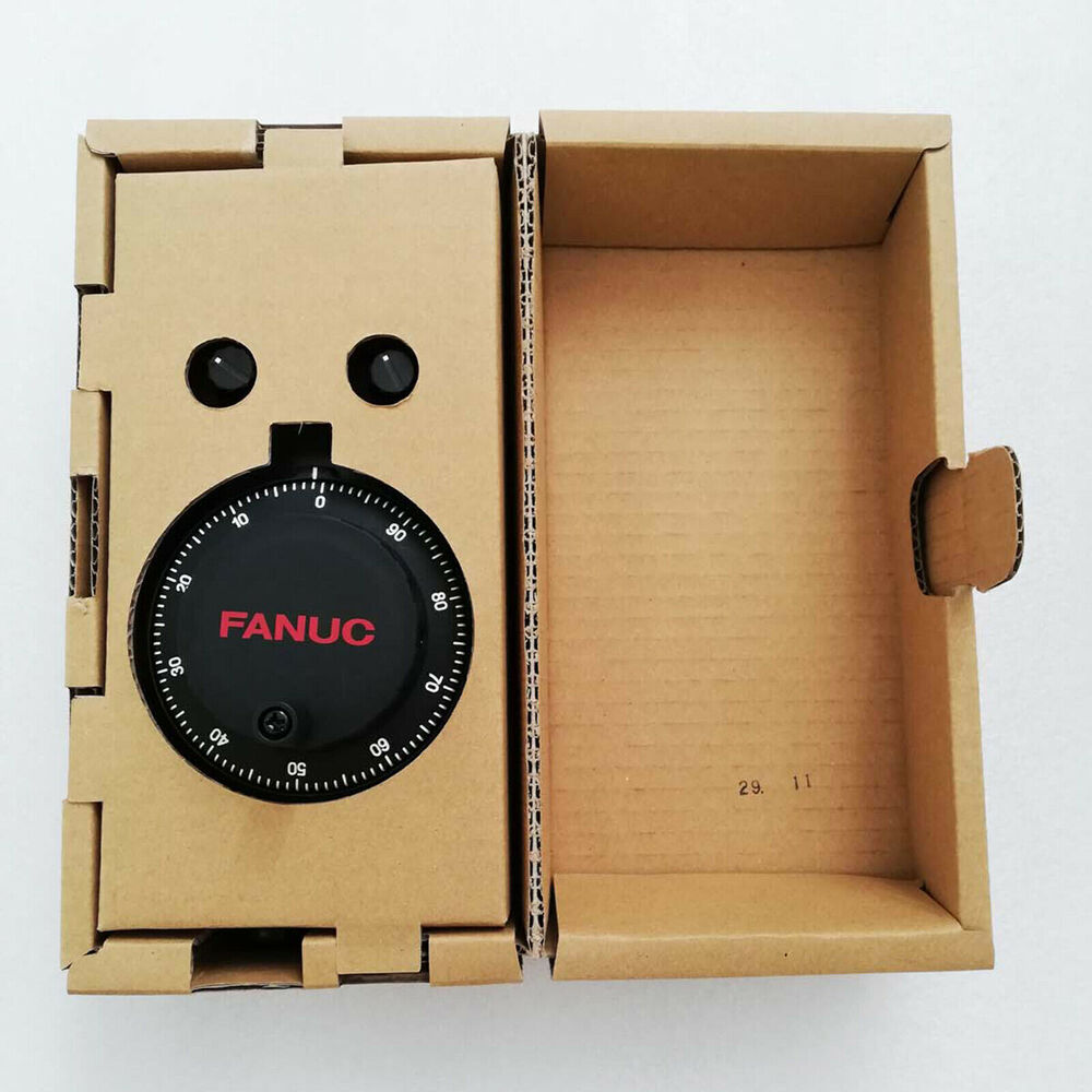 FANUC A860-0203-T014 manual pulse generator in cardboard box, black control panel, industrial automation part, new FANUC