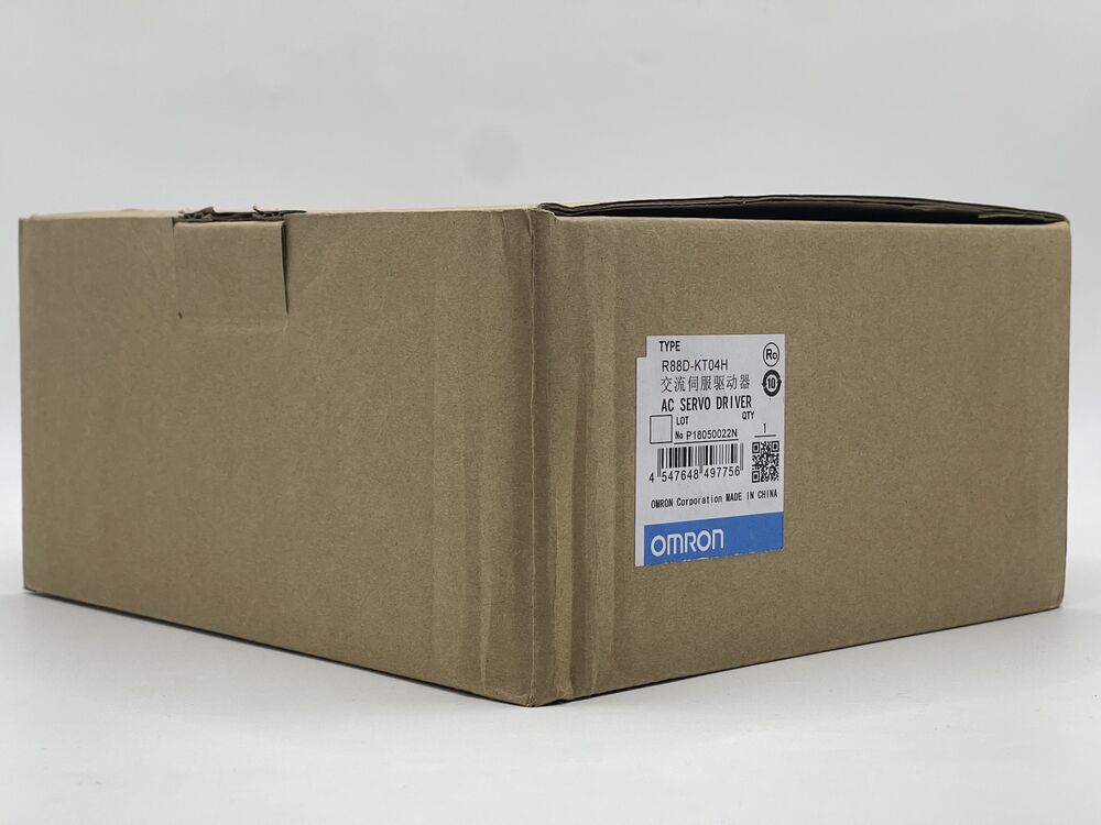 Omron R88D-KT04H AC Servo Drive in box, made in China. New industrial automation component.