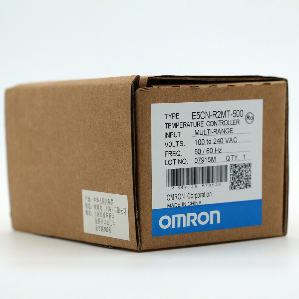 Omron E5CN-R2MT-500 temperature controller new in box, 100-240VAC, industrial automation part.