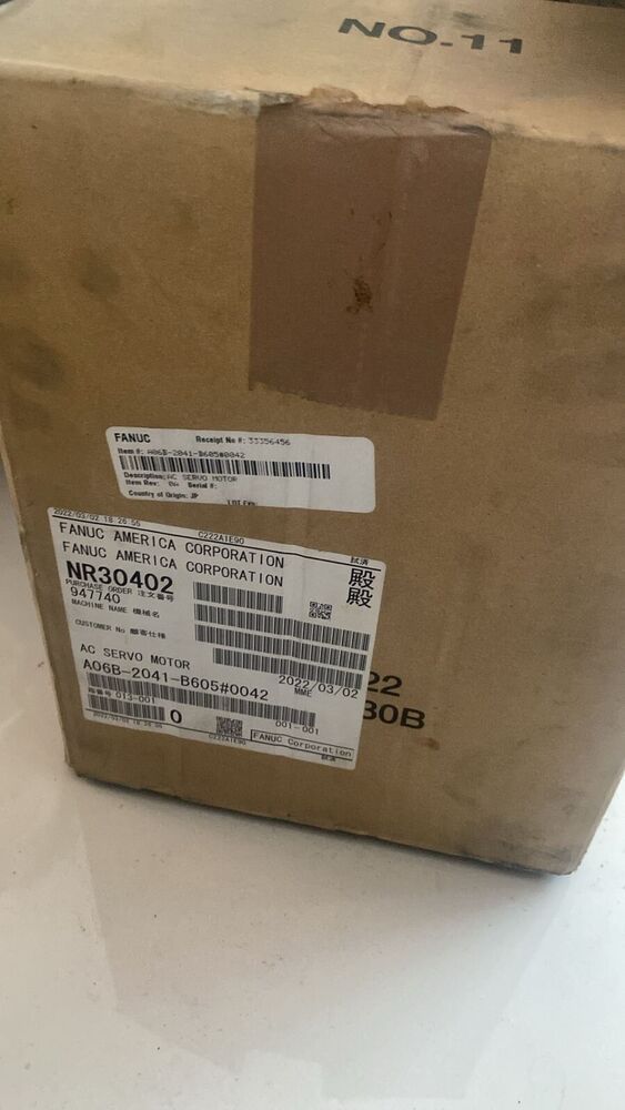 FANUC A06B-2041-B605#0042 servo motor in box, New Industrial Automation Parts