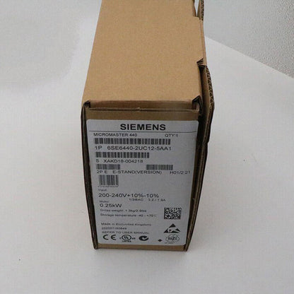 Siemens MICROMASTER 440 Frequency Converter Box - 6SE6440-2UC12-5AA1