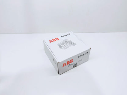 ABB S800 I/O digital output module, white box with ABB logo and product information.