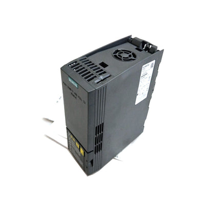 Siemens SINAMICS G120C PLC module, industrial automation part with text 'PUSH DOWN & PULL TO REMOVE'