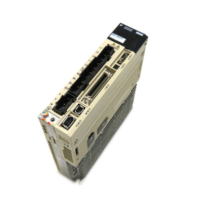 YASKAWA SGDV-2R8A01B002000 Servo Drive, a beige and black industrial automation component.