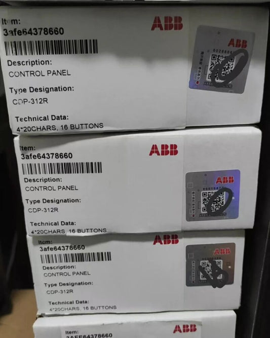 New in Box ABB CDP312R Control Panel, 4*20CHARS, 16 BUTTONS