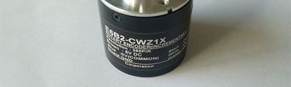 Omron E6B2-CWZ1X Rotary Encoder, black cylinder with white text, 360P/R resolution, industrial automation part