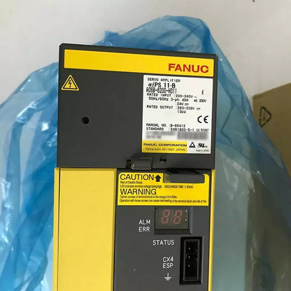 FANUC A06B-6200-H011 Servo Drive. Industrial automation part with labels and CE mark.