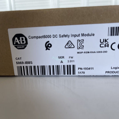 5069-IB8S Factory Sealed Surplus AB 5069-IB8S NEW IN BOX