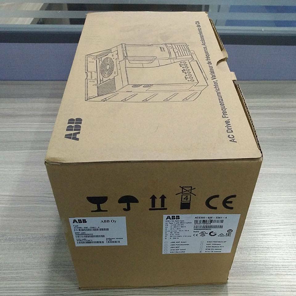 ABB ACS355-03E-23A1-4 Inverter box. Industrial automation equipment, fast shipping.