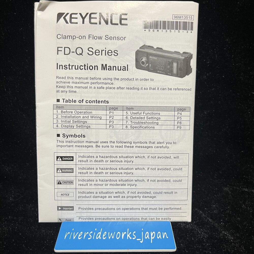 KEYENCE FD-Q20C Flow Sensor Body 15A/20A type New