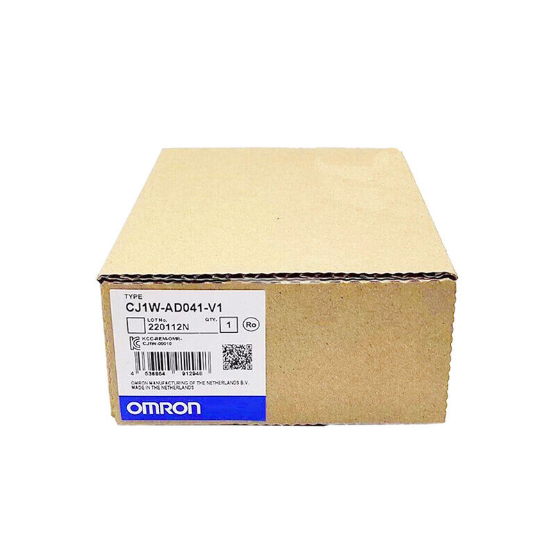 Omron CJ1W-AD041-V1 Analog Input Unit in original box, industrial automation part