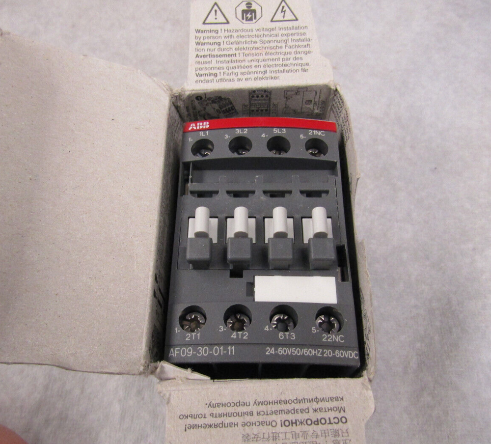 ABB AF09-30-01-11 Contactor Relay in Packaging, Industrial Automation Part