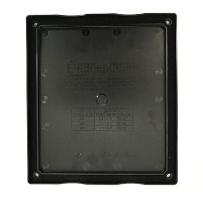 FANUC Motor Junction Box Terminal Cover with Torque Specifications, Black Plastic