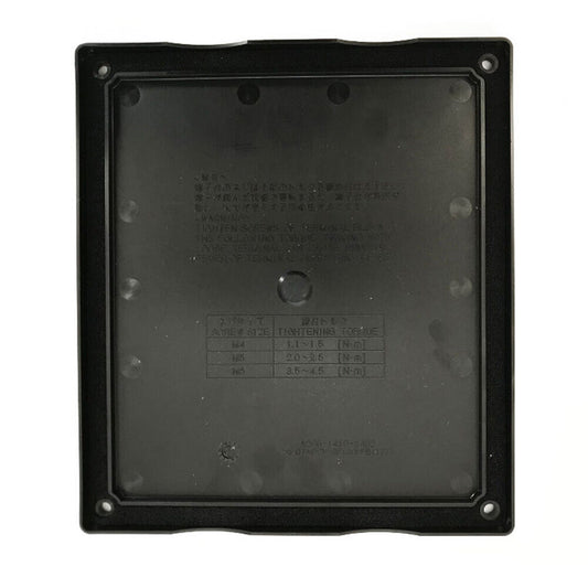 FANUC Motor Junction Box Terminal Cover with Torque Specifications, Black Plastic