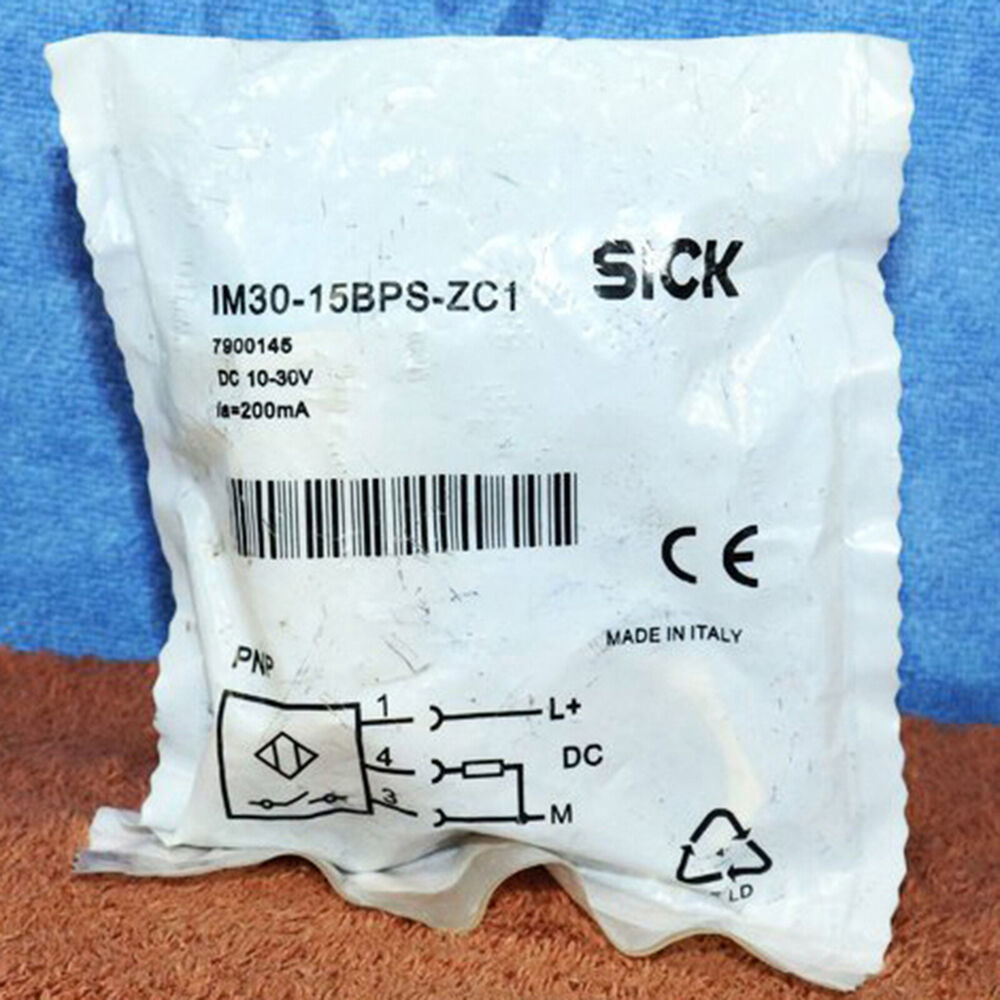 SICK IM30-15BPS-ZC1 Proximity Sensor in Packaging, DC 10-30V, Industrial Automation Part, Made in Italy