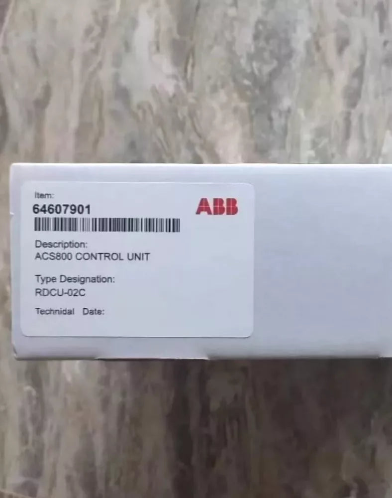 ABB RDCU-02C Inverter Control Unit - ACS800 Control Unit, industrial automation part, new condition, fast shipping