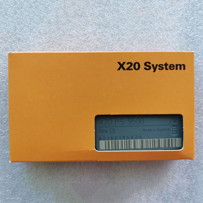 B&R X20 System X20 PS 9500 Power Supply Module in orange box. Made in Austria. PLC module.