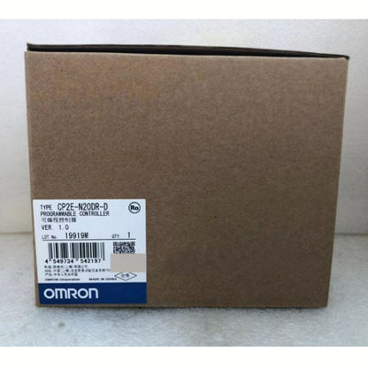 Omron CP2E-N20DR-D Programmable Controller PLC Box.  Product image with key details and specifications.