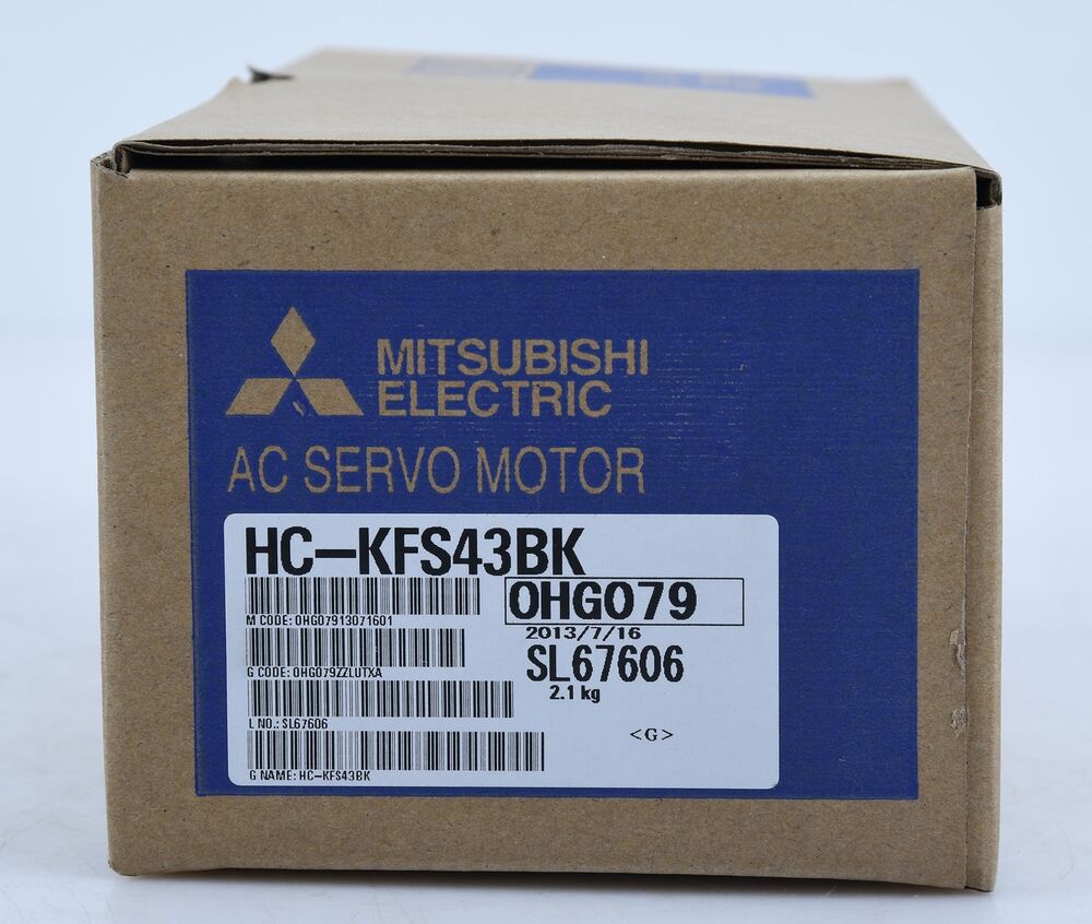 Mitsubishi HC-KFS43BK AC Servo Motor in box, fast shipping available.