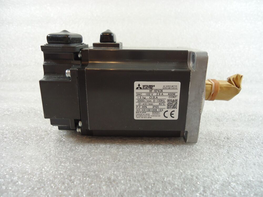 Mitsubishi HF-KP43K AC Servo Motor, industrial automation equipment, new condition, 400W, fast shipping