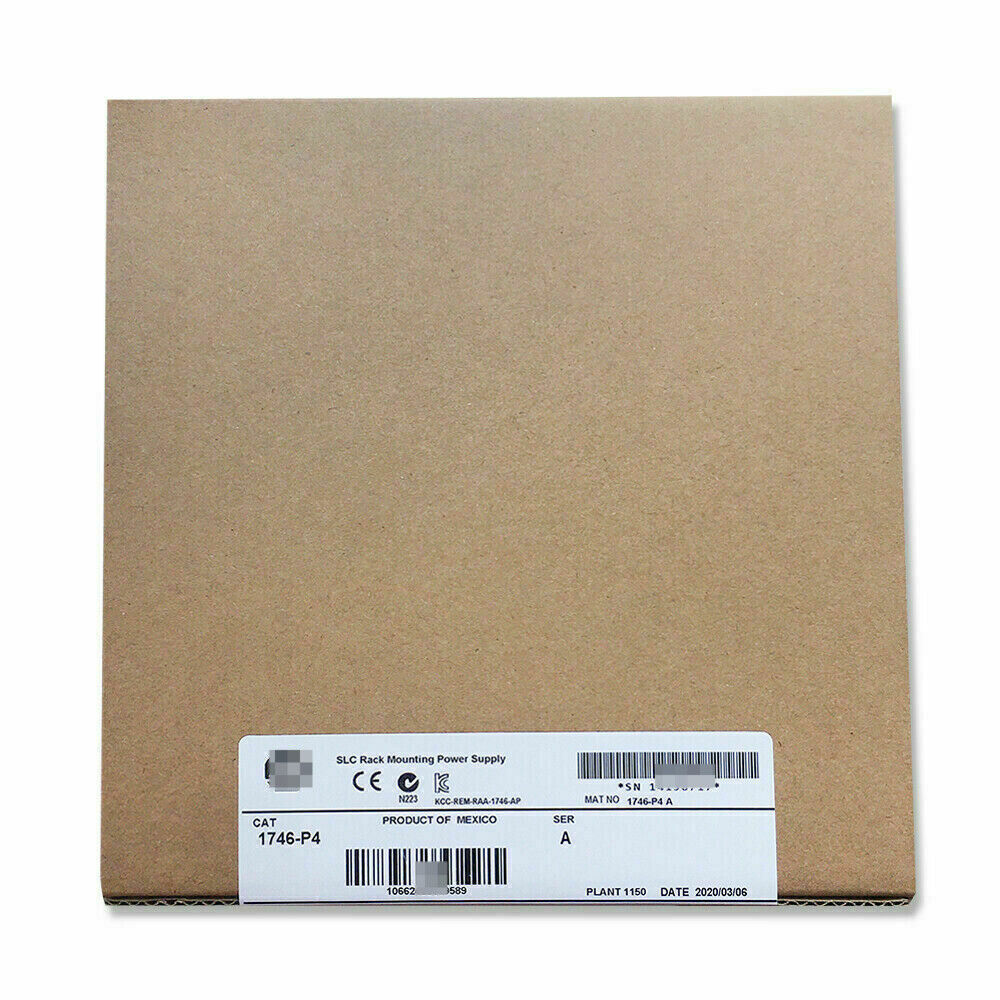 Allen-Bradley 1746-P4 SLC Rack Mounting Power Supply box, Product of Mexico, automation part, 2020/03/06