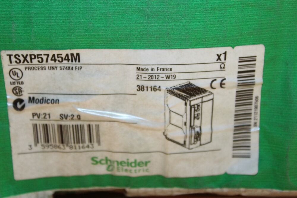 New | Schneider Electric | TSXP57454M | SCHNEIDER TSXP57454M PROCESS UNY 574X4