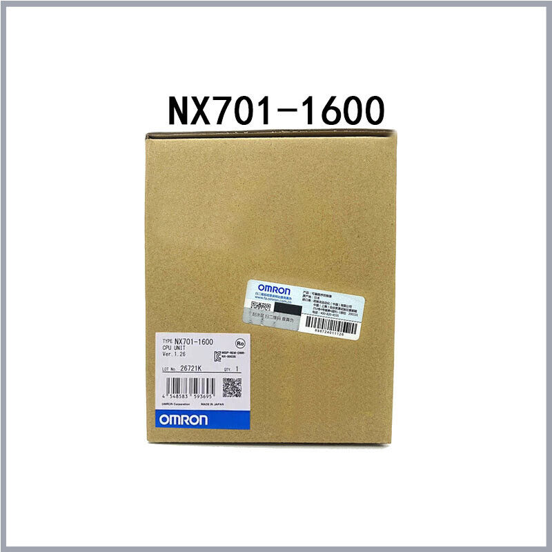 OMRON NX701-1600 PLC CPU Unit, New In Box, Expedited Shipping