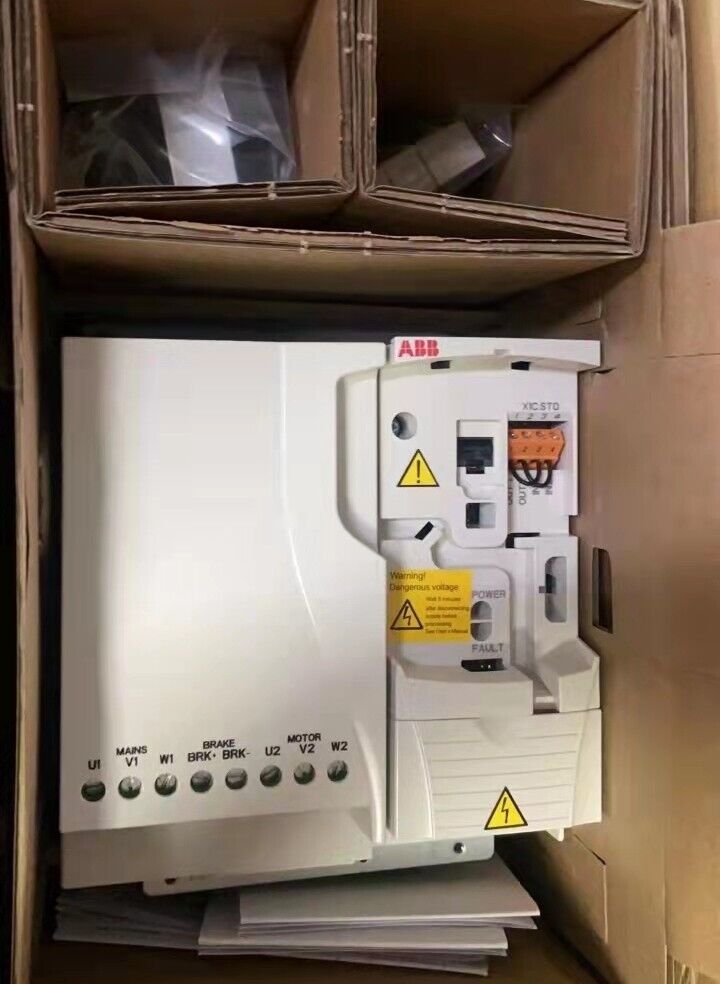 ABB ACS355-03E-23A1-4 Inverter in Box. Includes Warnings and Specifications, Expedited Shipping.
