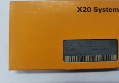 B&R X20 PS 4951 Power Supply Module, orange box