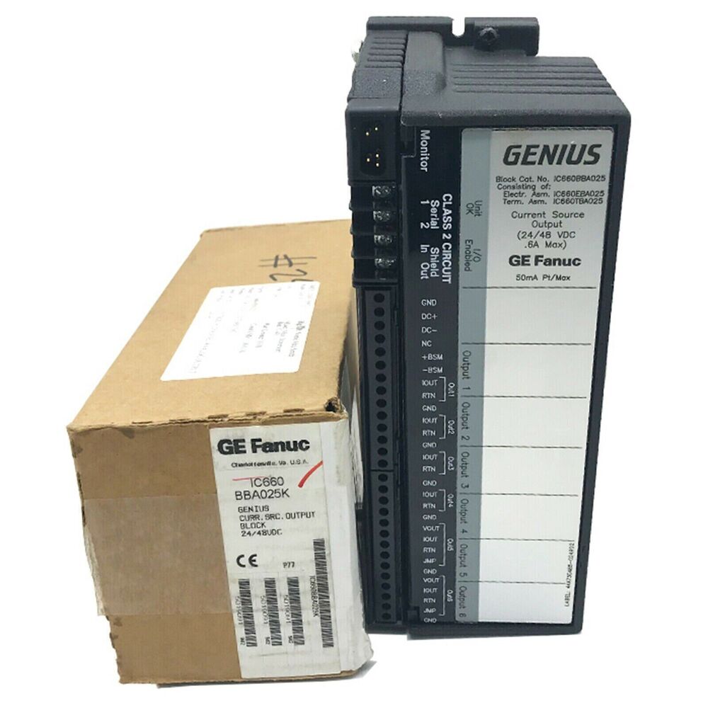 GE Fanuc IC660BBA025 PLC Module with box, new condition, industrial automation parts
