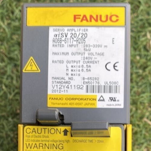 FANUC Servo Amplifier A06B-6117-H205, Industrial Automation Part