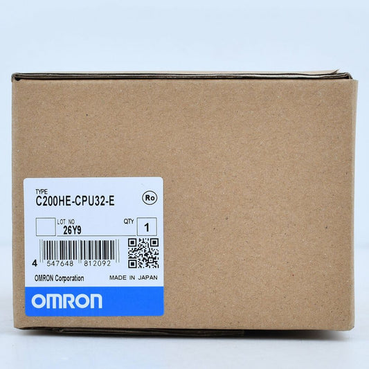 Omron C200HE-CPU32-E PLC CPU Unit, new in box. Made in Japan.