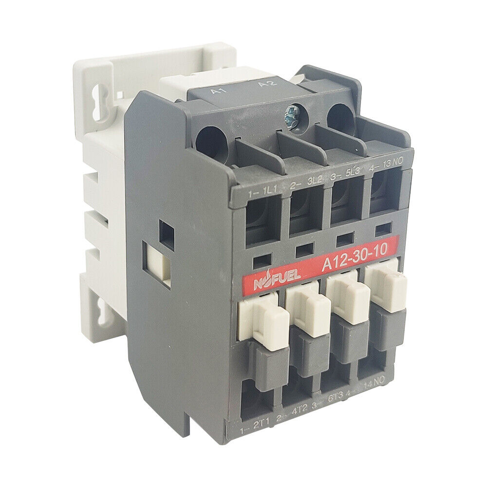 ABB A12-30-10 Contactor, Grey and White, 480V coil, for PLC automation, NOFUEL brand