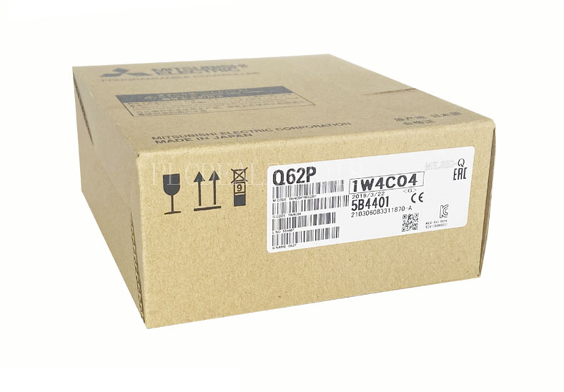 Mitsubishi Q62P PLC Power Supply Module in box, new in box and fast shipping, industrial automation parts.