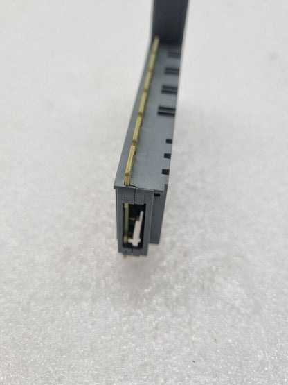 B&R X20AO2437 output module, grey plastic with gold connectors, industrial automation part