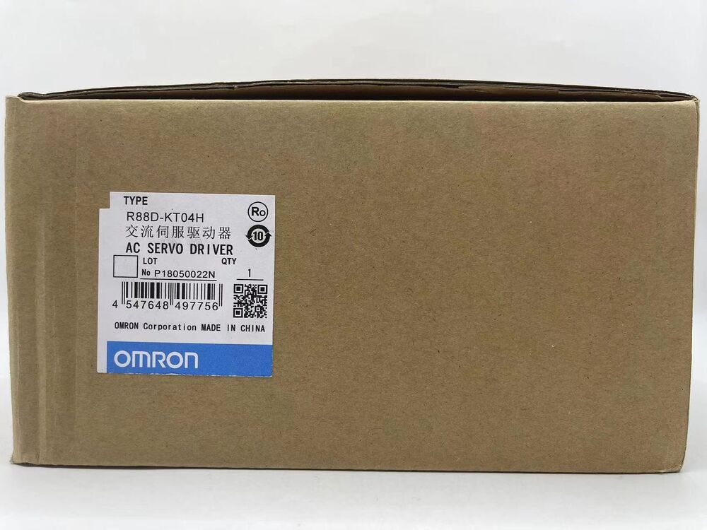 Omron R88D-KT04H AC Servo Drive in box. New product.