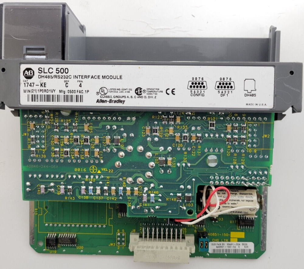 Allen Bradley 1747-KE SLC500 SER C FRN 440851-150 INTERFACE MODULE