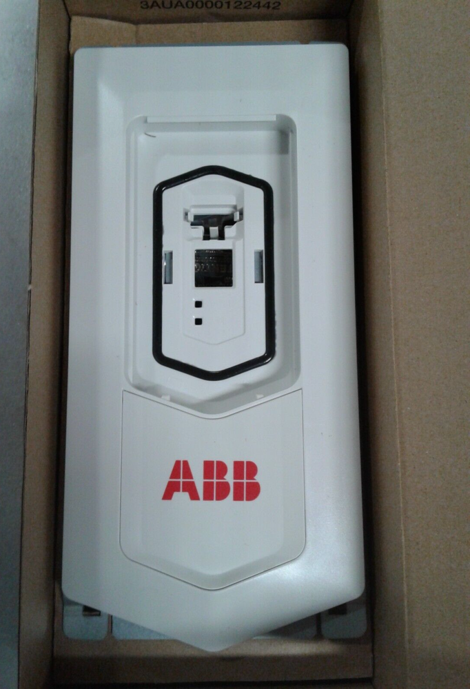 ABB DPMP-01 control panel mounting platform kit, new in box. White plastic with black detailing, ABB logo.