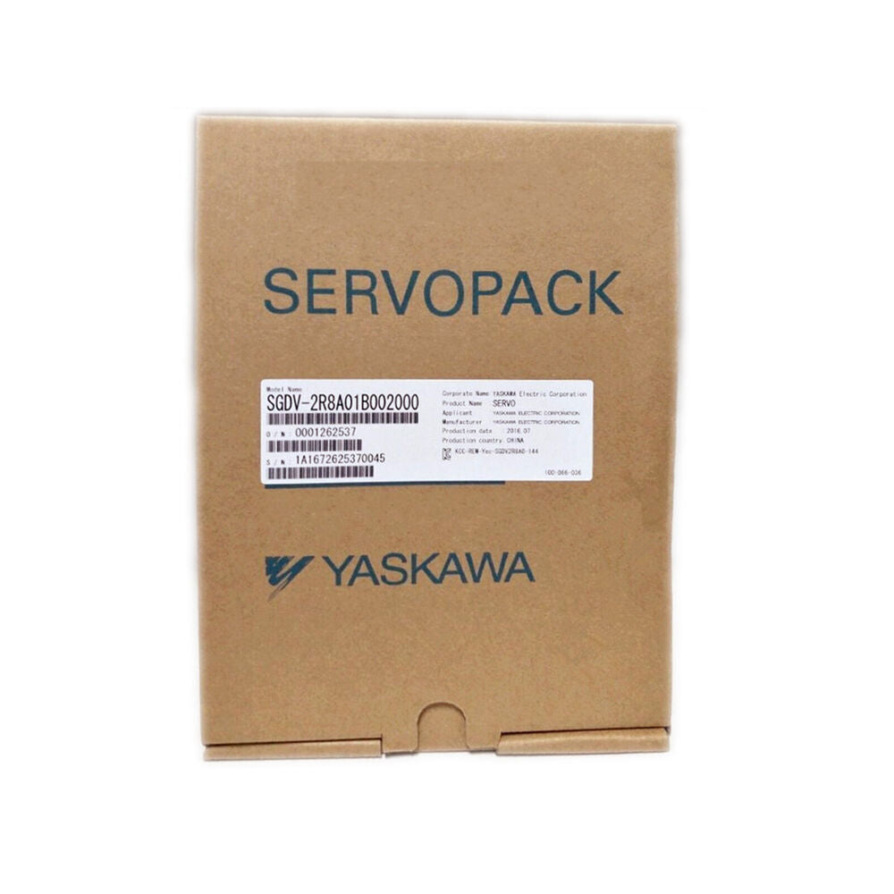 YASKAWA SGDV-2R8A01B002000 SERVOPACK servo drive, new in box, industrial automation component.