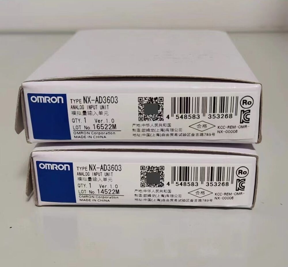 Omron NX-AD3603 Analog Input Unit in packaging