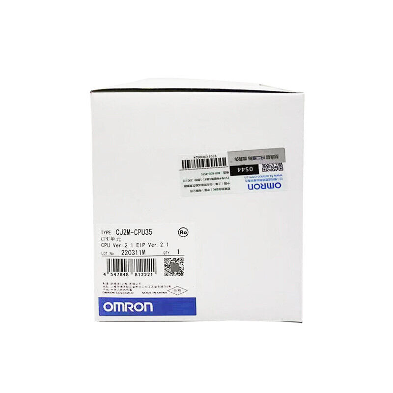 Omron CJ2M-CPU35 PLC Module New in Box, product view