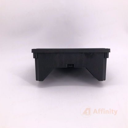 Black plastic FANUC A290-1410-X401 motor junction box, industrial automation part by Affinity.