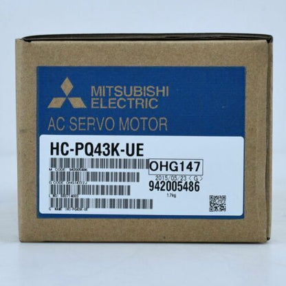 Mitsubishi HC-PQ43K-UE AC Servo Motor in Box. Industrial automation part, fast shipping.