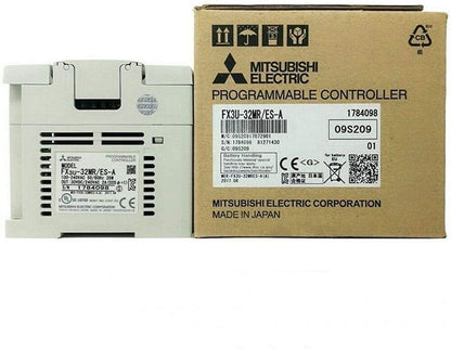 Mitsubishi FX3U-32MR/ES-A Programmable Controller, new in box, for industrial automation.