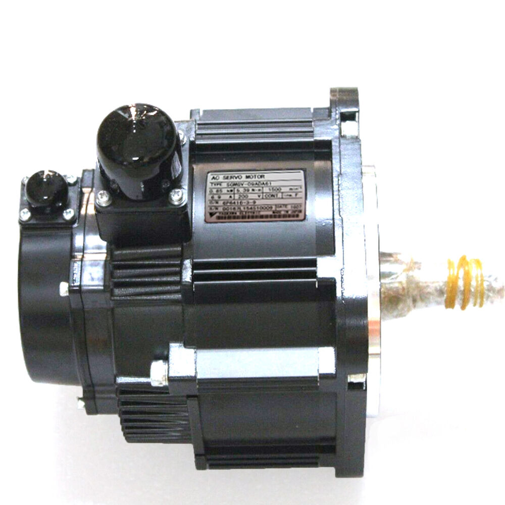 YASKAWA SGMGV-09ADA61 AC Servo Motor NEW, black and metallic industrial automation equipment