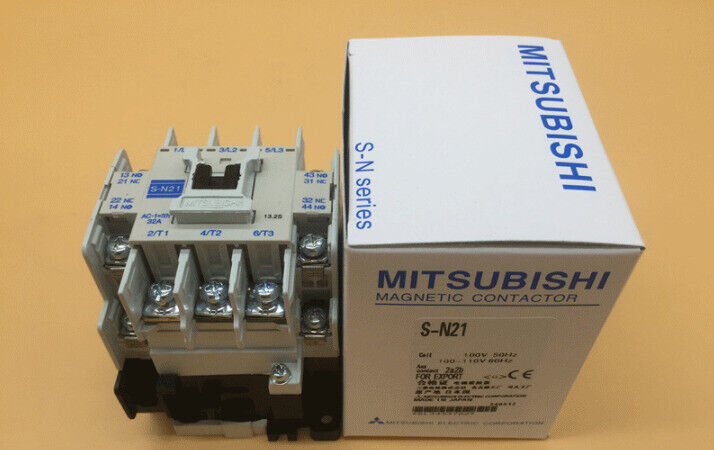 Mitsubishi S-N21 Magnetic Contactor 110VAC, New, industrial automation part