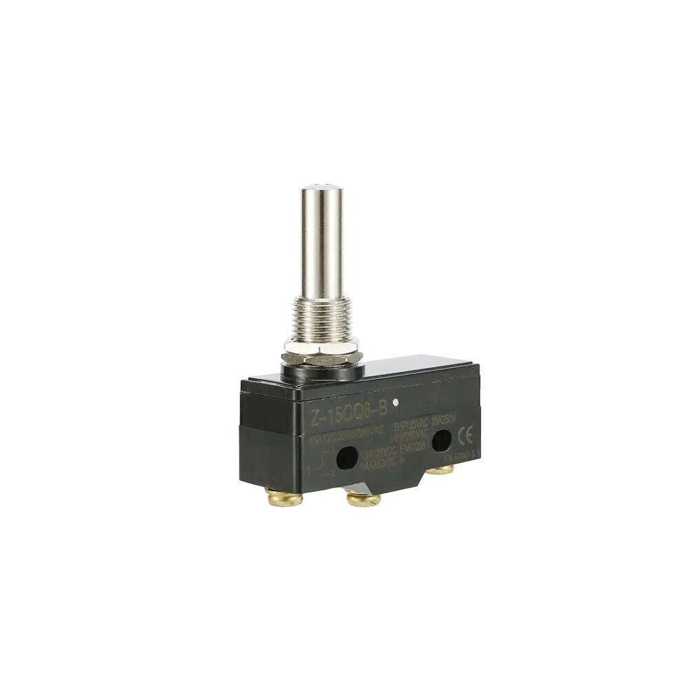 Omron Z-15GD-B Microswitch Limit Switch with plunger, industrial automation sensor.